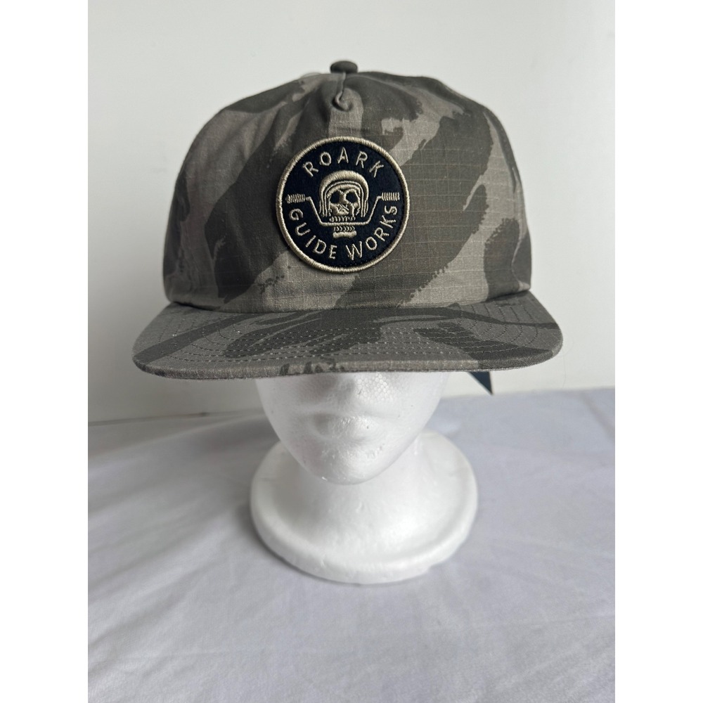 Roark Guidework Unstructured 5 Panel Hat Desert Camo RH597 Mens Strapback Cap
